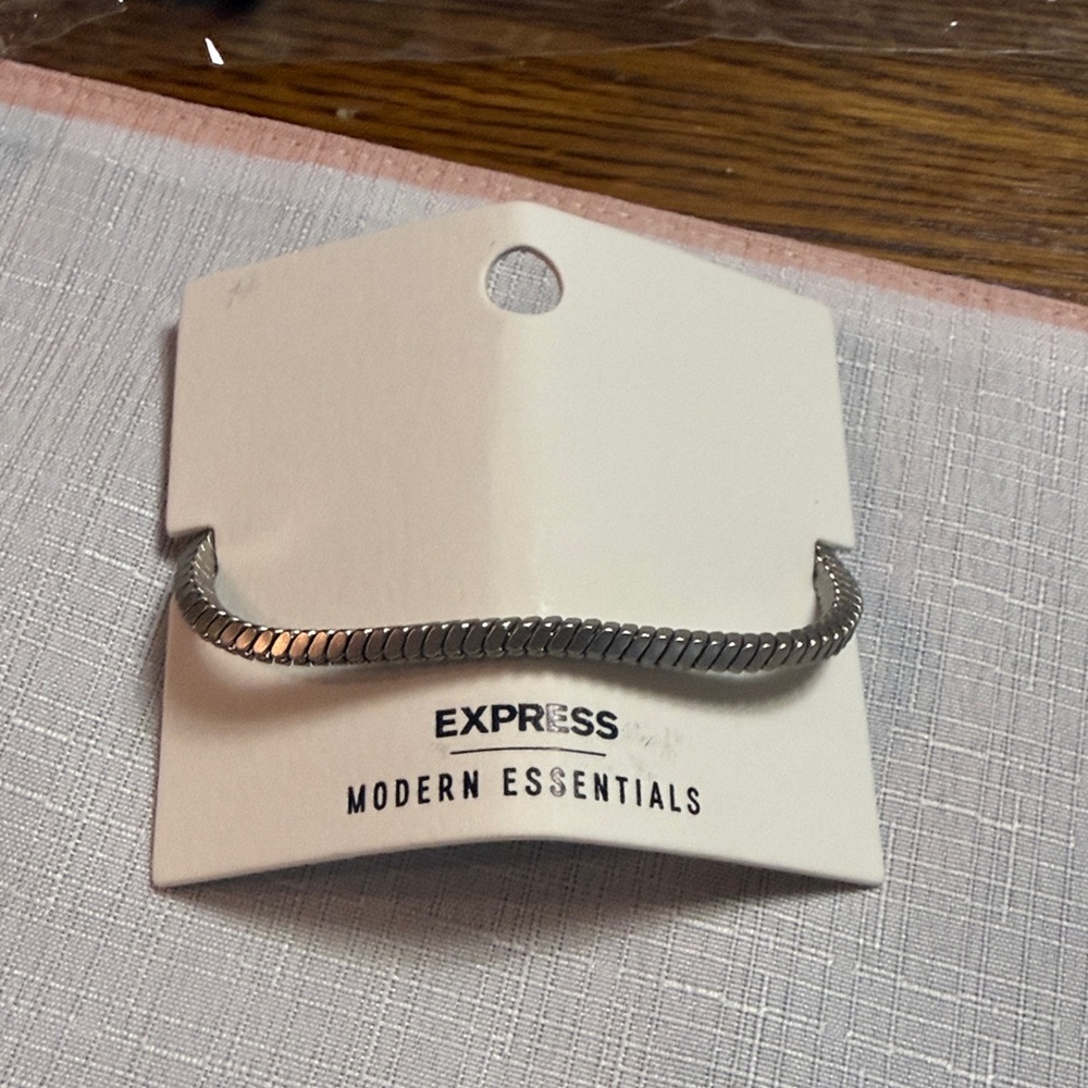 Express Modern Essentials Silver Bracelet